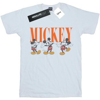 textil Hombre Camisetas manga larga Disney Mickey Mouse Poses Blanco