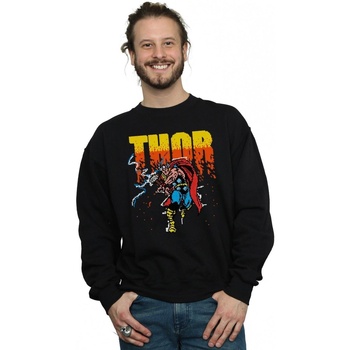 textil Hombre Sudaderas Marvel Thor Pixelated Negro