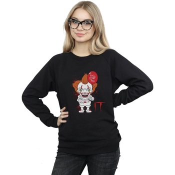 textil Mujer Sudaderas It Chibi You'll Float Too Negro