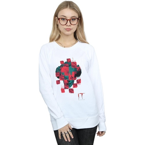 textil Mujer Sudaderas It Chapter 2 Pennywise Face Collage Blanco
