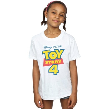 textil Niña Camisetas manga larga Disney Toy Story 4 Logo Blanco