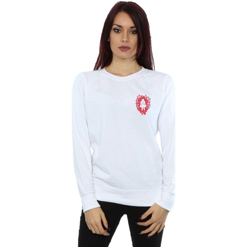 textil Mujer Sudaderas It Chapter 2 Balloon Heart Breast Print Blanco