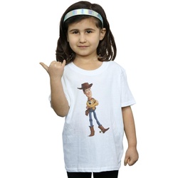 textil Niña Camisetas manga larga Disney Toy Story 4 Sherrif Woody Blanco
