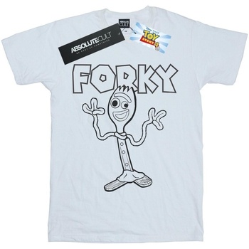 textil Niña Camisetas manga larga Disney Toy Story 4 Forky Blanco