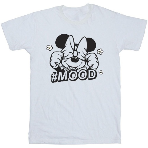 textil Hombre Camisetas manga larga Disney Minnie Mouse Mood Blanco