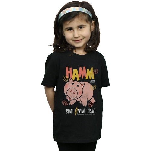 textil Niña Camisetas manga larga Disney Toy Story 4 Hamm The Piggy Bank Negro