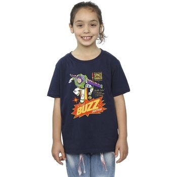textil Niña Camisetas manga larga Disney Toy Story Buzz Lightyear Space Azul