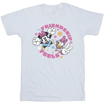 textil Hombre Camisetas manga larga Disney Minnie Mouse Daisy Friendship Blanco