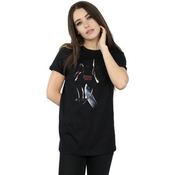 textil Mujer Camisetas manga larga A Nightmare On Elm Street Freddy Vs Jason Negro
