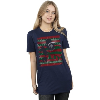 textil Mujer Camisetas manga larga A Nightmare On Elm Street  Azul