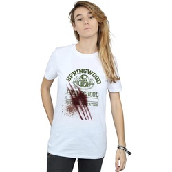 textil Mujer Camisetas manga larga A Nightmare On Elm Street Springwood Slasher Blanco