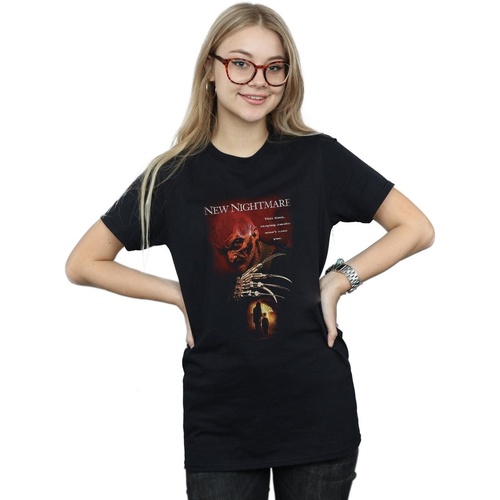 textil Mujer Camisetas manga larga A Nightmare On Elm Street New Nightmare Negro