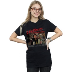 textil Mujer Camisetas manga larga A Nightmare On Elm Street Freddy's Diner Negro