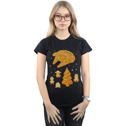textil Mujer Camisetas manga larga Disney Gingerbread Rebels Negro