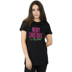 textil Mujer Camisetas manga larga National Lampoon´s Christmas Va Kiss My Ass Negro