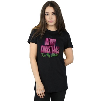 textil Mujer Camisetas manga larga National Lampoon´s Christmas Va  Negro