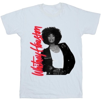 textil Niña Camisetas manga larga Whitney Houston WHITNEY Pose Blanco