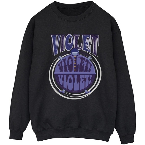 textil Mujer Sudaderas Willy Wonka Violet Turning Violet Negro