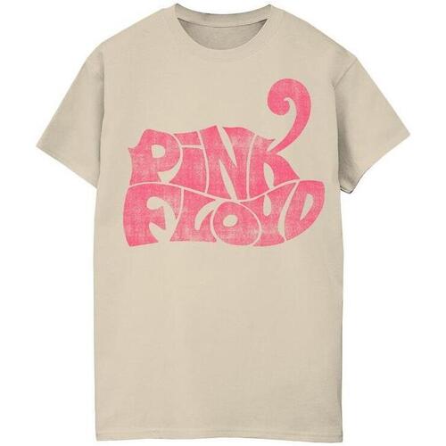 textil Mujer Camisetas manga larga Pink Floyd Retro Logo Multicolor