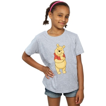 textil Niña Camisetas manga larga Disney Winnie The Pooh Cute Gris