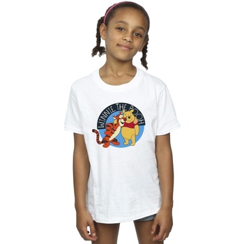 textil Niña Camisetas manga larga Disney Winnie The Pooh With Tigger Blanco
