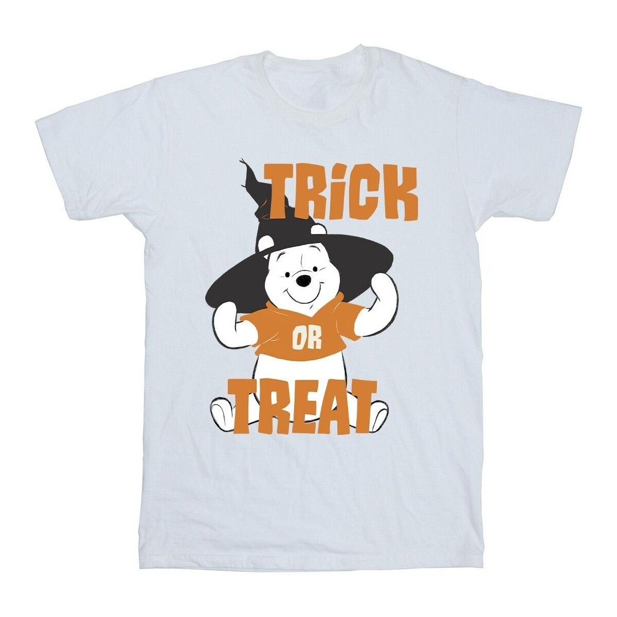 textil Niña Camisetas manga larga Disney Winnie The Pooh Trick Or Treat Blanco