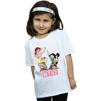 textil Niña Camisetas manga larga Disney Wreck It Ralph Belle And Vanellope Blanco