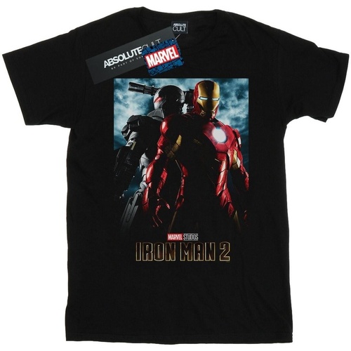 textil Hombre Camisetas manga larga Marvel Studios Iron Man 2 Poster Negro