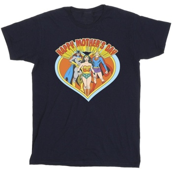 textil Niña Camisetas manga larga Dc Comics Wonder Woman Mother's Day Azul