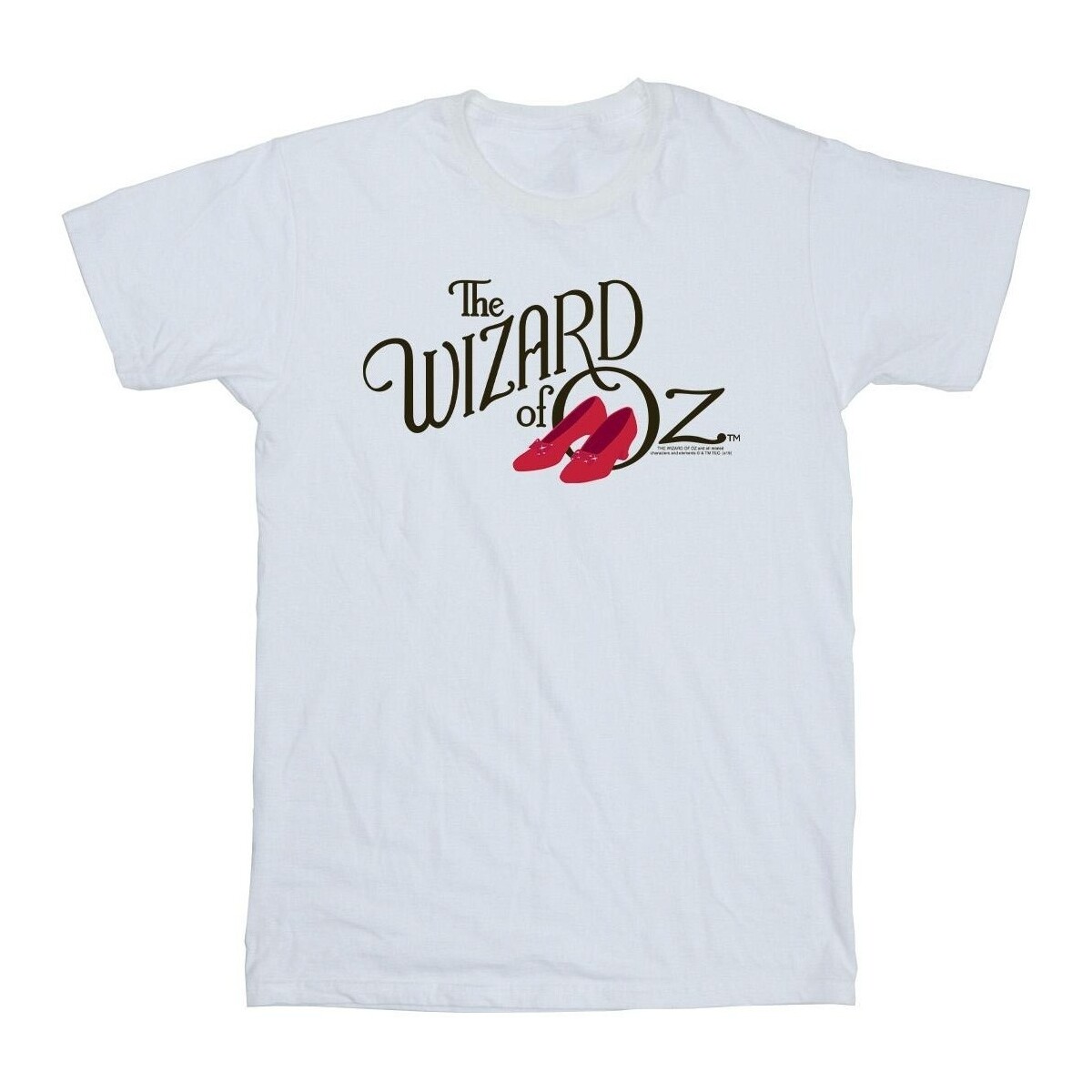 textil Niña Camisetas manga larga The Wizard Of Oz Ruby Slippers Logo Blanco