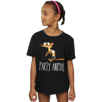 textil Niña Camisetas manga larga Disney Zootropolis Party Animal Negro