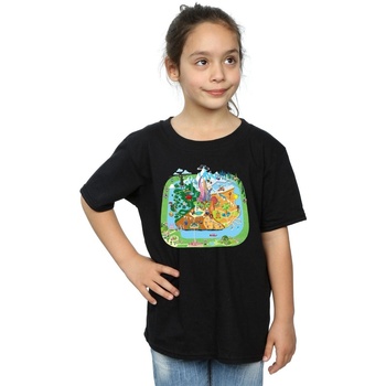 textil Niña Camisetas manga larga Disney Zootropolis City Negro