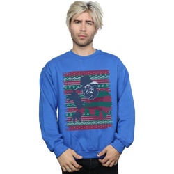 textil Hombre Sudaderas A Nightmare On Elm Street Christmas Fair Isle Azul