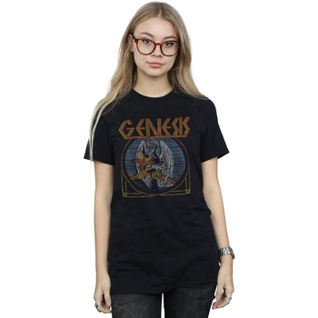 textil Mujer Camisetas manga larga Genesis Distressed Eagle Negro