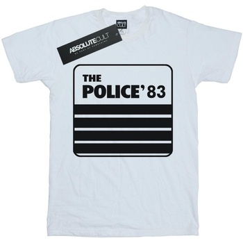 textil Mujer Camisetas manga larga The Police 83 Tour Blanco
