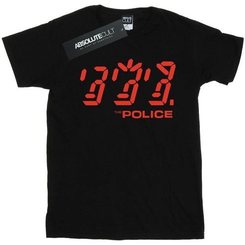 textil Mujer Camisetas manga larga The Police Ghost Icon Negro