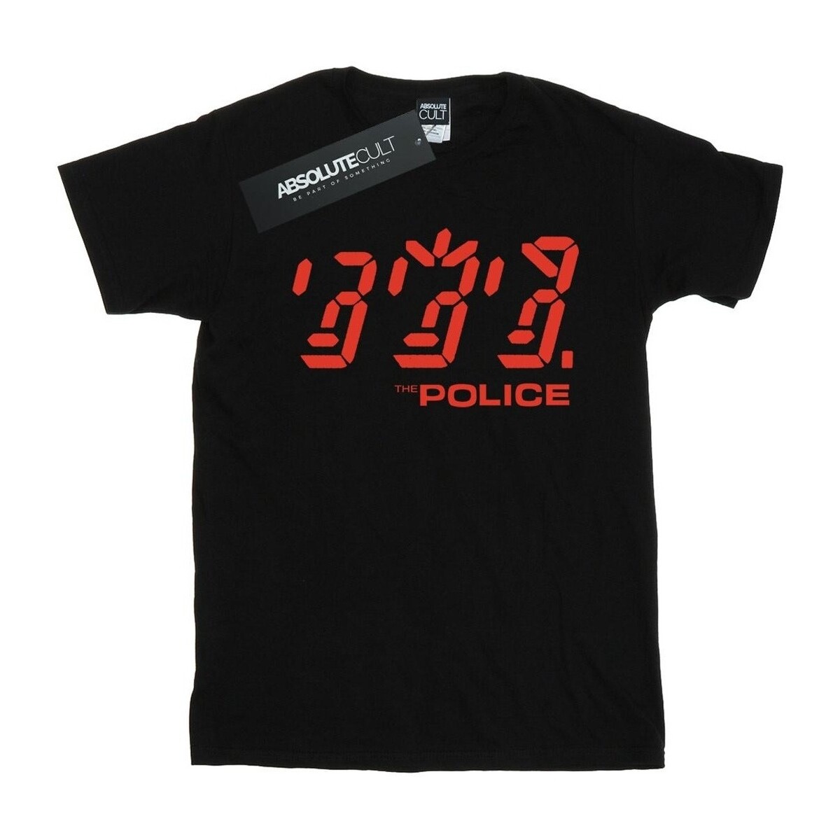 textil Mujer Camisetas manga larga The Police Ghost Icon Negro
