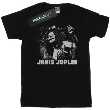 textil Mujer Camisetas manga larga Janis Joplin Spiritual Mono Negro