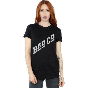 textil Mujer Camisetas manga larga Bad Company Distressed Logo Negro