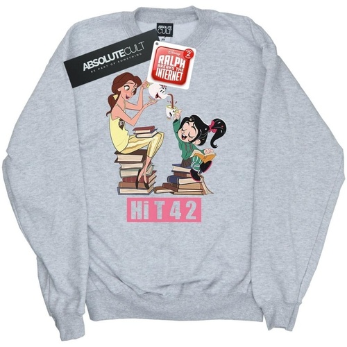 textil Mujer Sudaderas Disney Wreck It Ralph Belle And Vanellope Gris