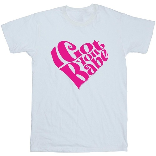 textil Mujer Camisetas manga larga Sonny & Cher I Got You Babe Blanco