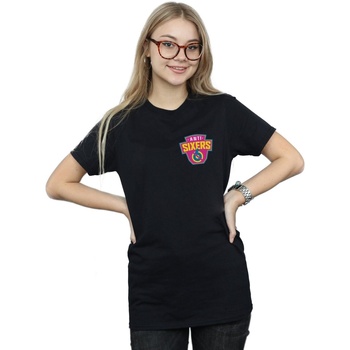 textil Mujer Camisetas manga larga Ready Player One Anti Sixers Breast Logo Negro