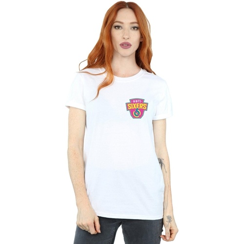 textil Mujer Camisetas manga larga Ready Player One Anti Sixers Breast Logo Blanco