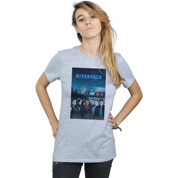 textil Mujer Camisetas manga larga Riverdale Die Diner Gris