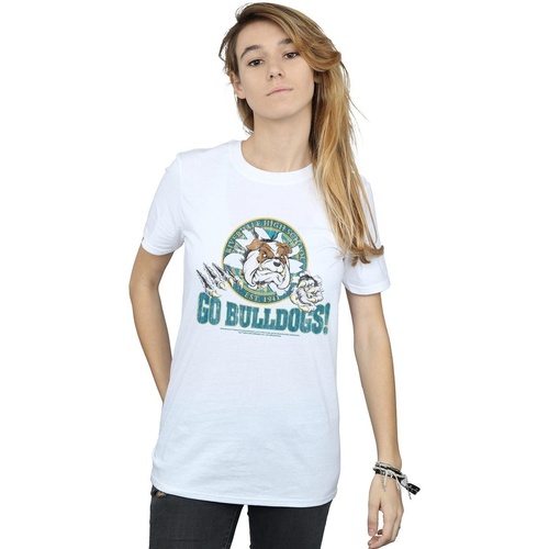 textil Mujer Camisetas manga larga Riverdale Go Bulldogs Blanco