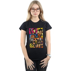 textil Mujer Camisetas manga larga Disney Rebels Comic Strip Negro