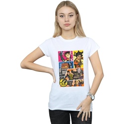 textil Mujer Camisetas manga larga Disney Rebels Comic Strip Blanco