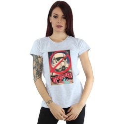 textil Mujer Camisetas manga larga Disney Rebels Poster Gris