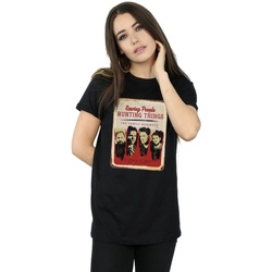 textil Mujer Camisetas manga larga Supernatural Family Business Sign Negro