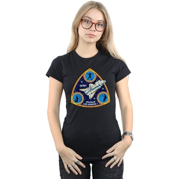 textil Mujer Camisetas manga larga Nasa Classic Spacelab Life Science Negro